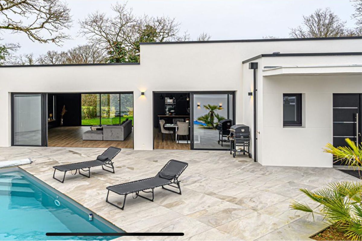 Maison neuve contemporaine dans le Morbihan